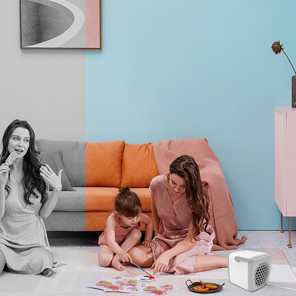 USB Portable Air Conditioner Personal Unit Cooling Fan Humidifier Purifier