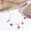 Zinc Zinc Zinc Alloy Necklace Earrings Bracelet Flower Flower Jewelry Luxury Rose Necklace  Wedding