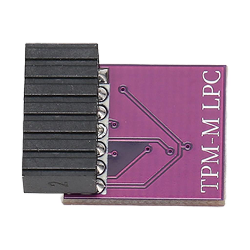 TPM 2.0 Encryption Security Module 14Pin LPC Interface TPM 2.0 Module for Win11 2.0 for ASUS Platform Purple