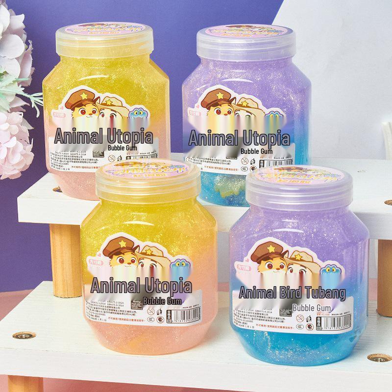 Animal Carnival Crystal Slime - Popular Xiaohongshu Small Animal Series, High Transparency & Stress-Relief.