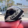 Imitation Street Car Helmet Men's Motorcycle 3C Electric Vehicle Full Helmet Autumn and Winter Knight Double Mirror Riding