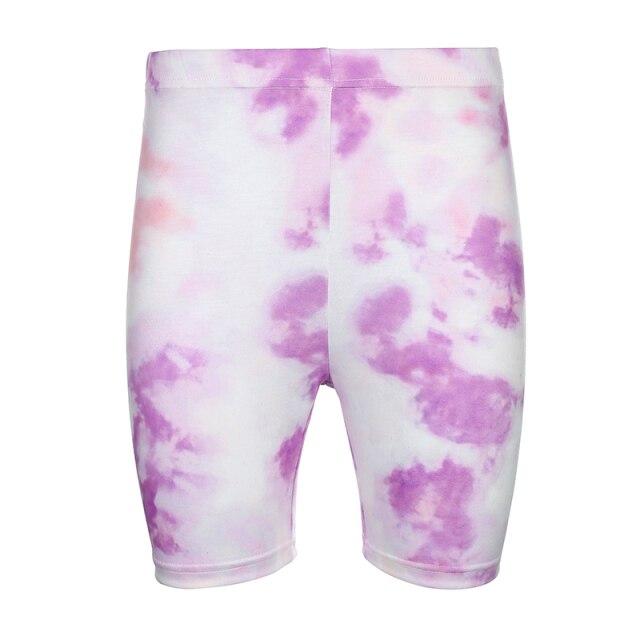 Buy Rockmore Tie Dye Biker Shorts Women 