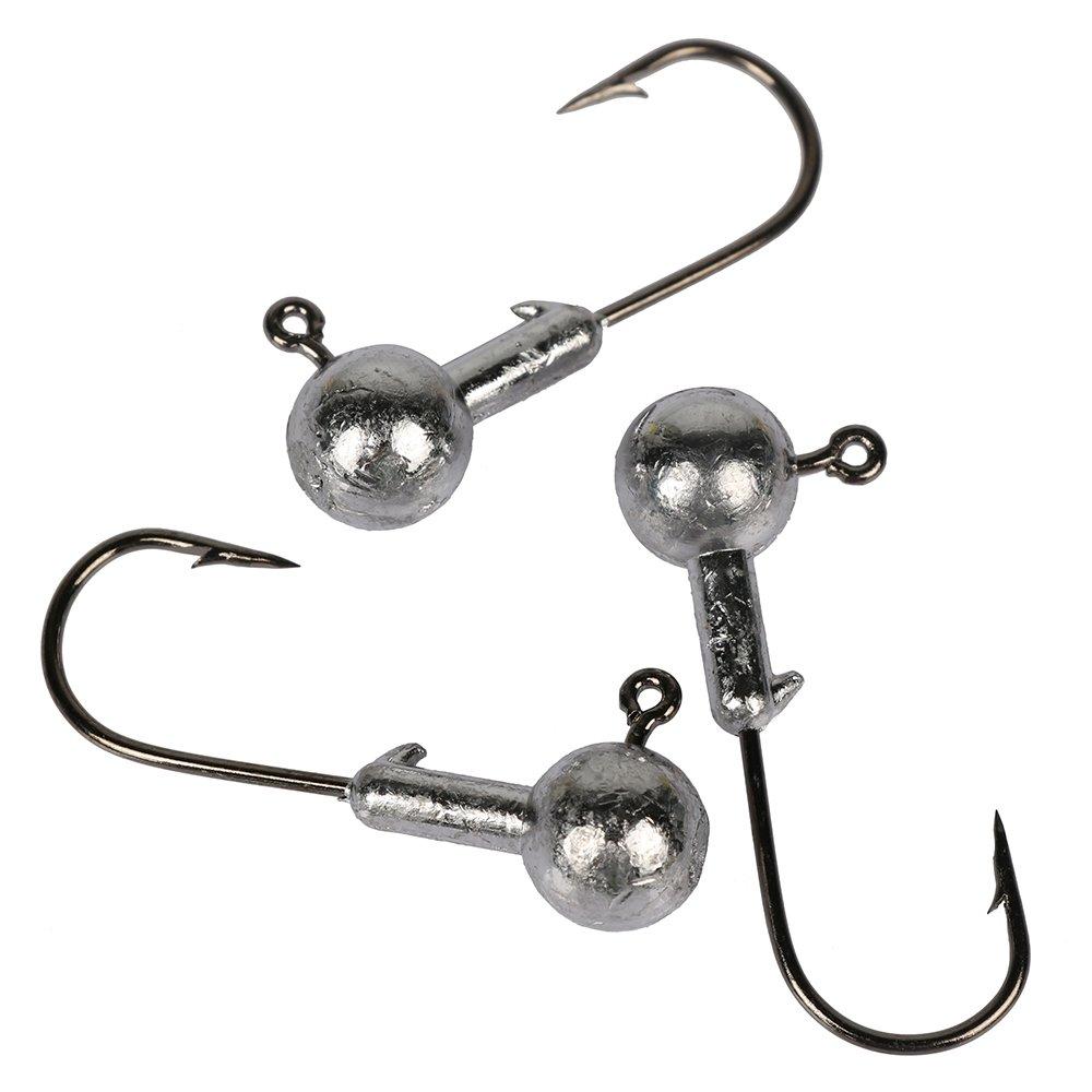 Goture Jig Head Set, Fishing Hooks for Chinning and Rockfishing, 14g, 30 Hooks, with Case