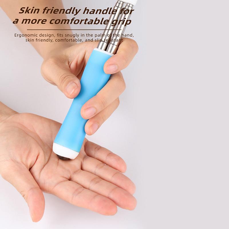Stainless Steel Retractable Scratcher Portable Telescopic Back Scratcher Itch Massage Tool Adjustable Double Pole Scratcher Gift