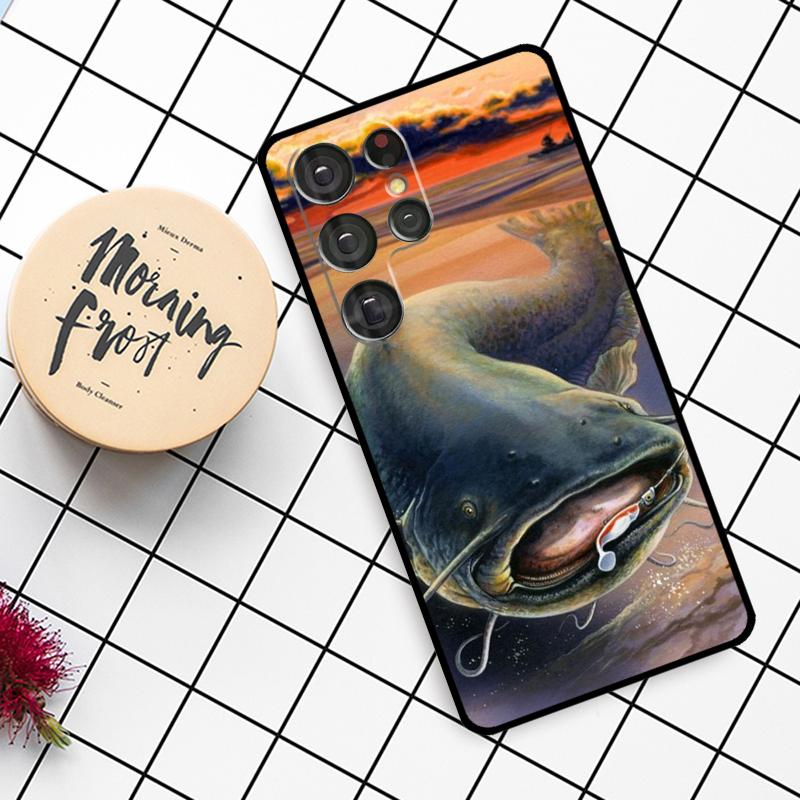 Art Fishing Lure Case For Samsung Galaxy S25 Ultra S23 S22 S21 S20 S24 Ultra S9 S10 Plus S25 FE Phone Cover
