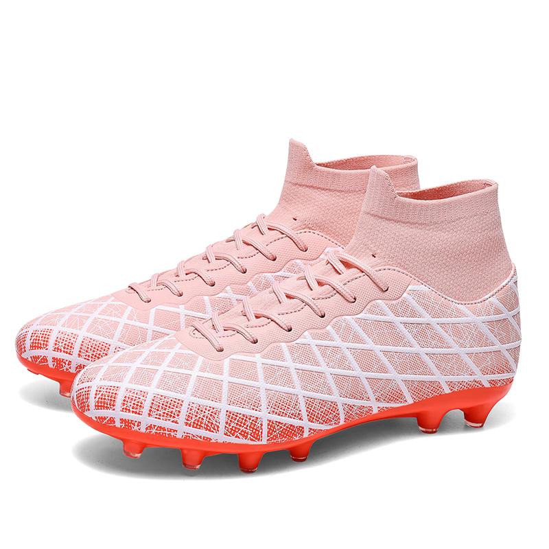 Unisex Football Shoes Men's High -top Socks Long Nails Training Sneakers, Children Football Boots Youth Football Boots