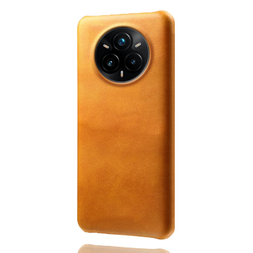 For Realme 14 Pro+ 5G Case Calf Texture PU Leather Hard PC Protective Phone Cover