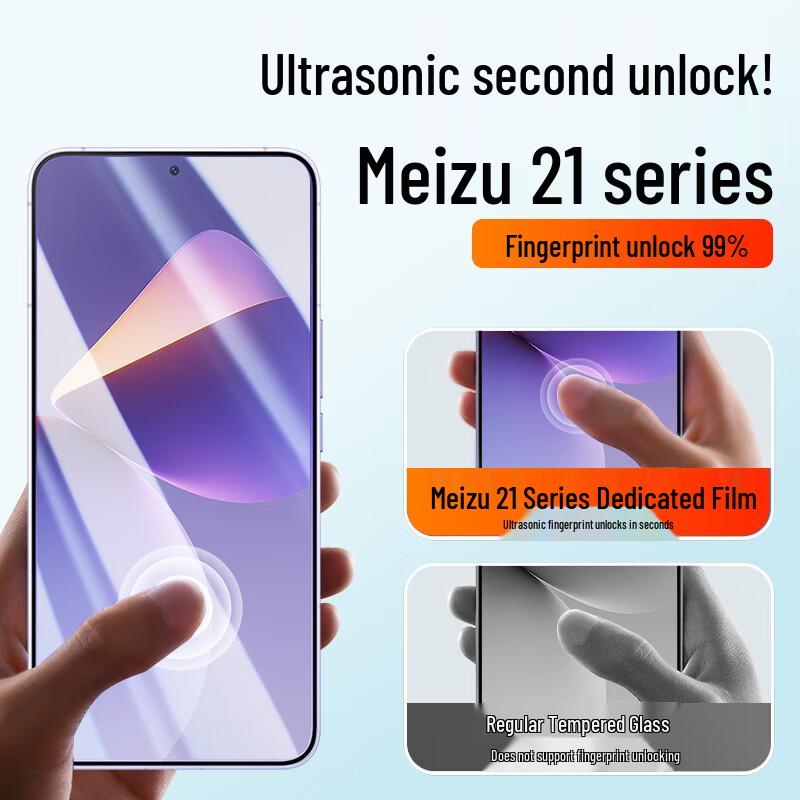 Langling Tempered Glass Screen & Lens Protectors for Meizu