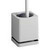 Wall Mounted Toilet Brush, Sanitary Toilet Scrubber with Hole-Free Design And Drainage Base, High-Density Bristles Non-Slip Handle Hygienic Cleaning