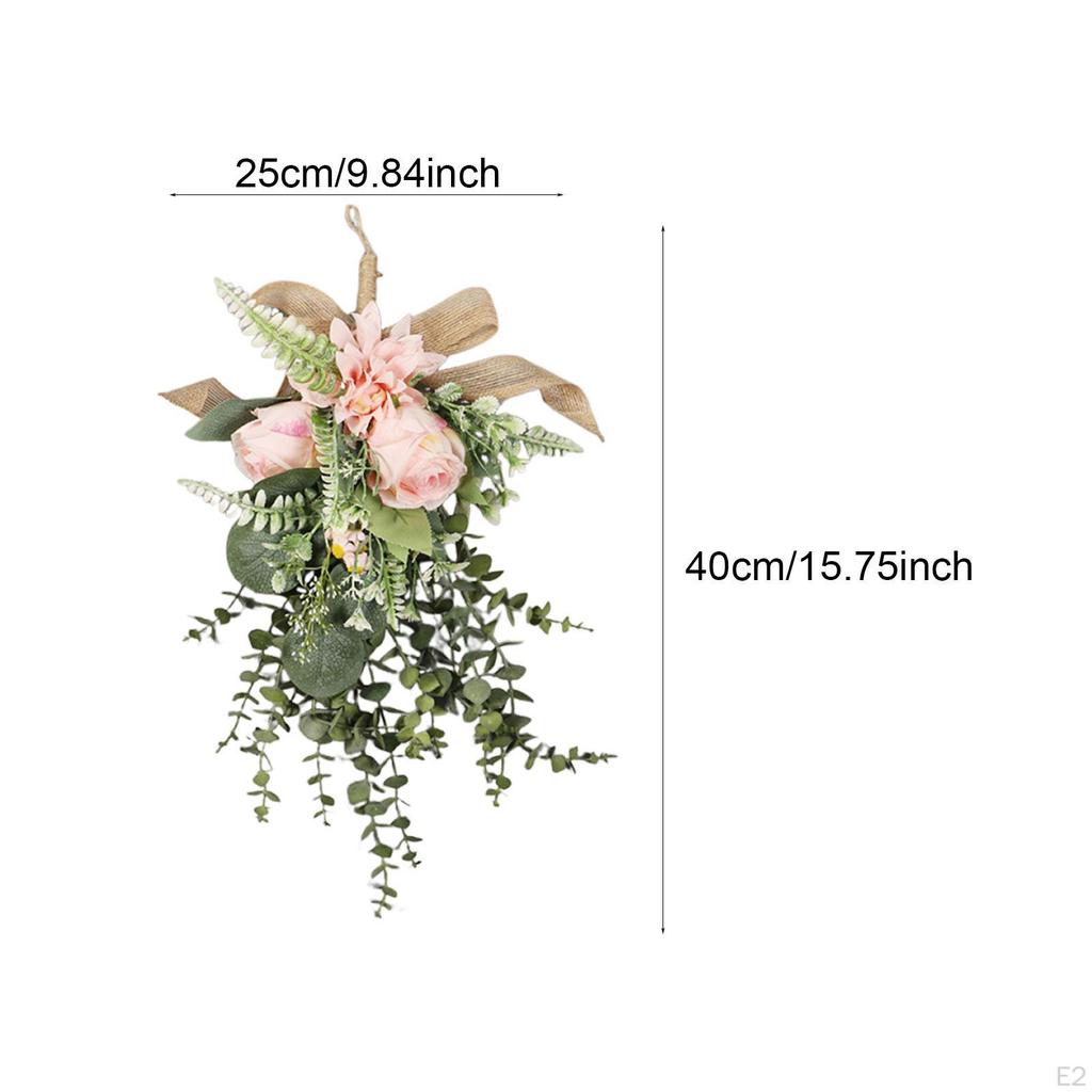 Artificial Garland, Reusable Wreath for Hanging, Housewarming Parties, Weddings, And Fireplace