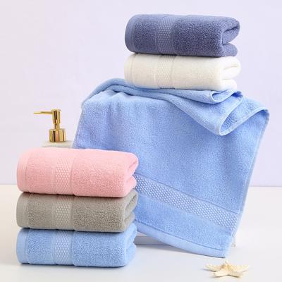 Pure Cotton Towel, Plain Candy Cover Towel, Thickened Cotton Towel Bath Towel