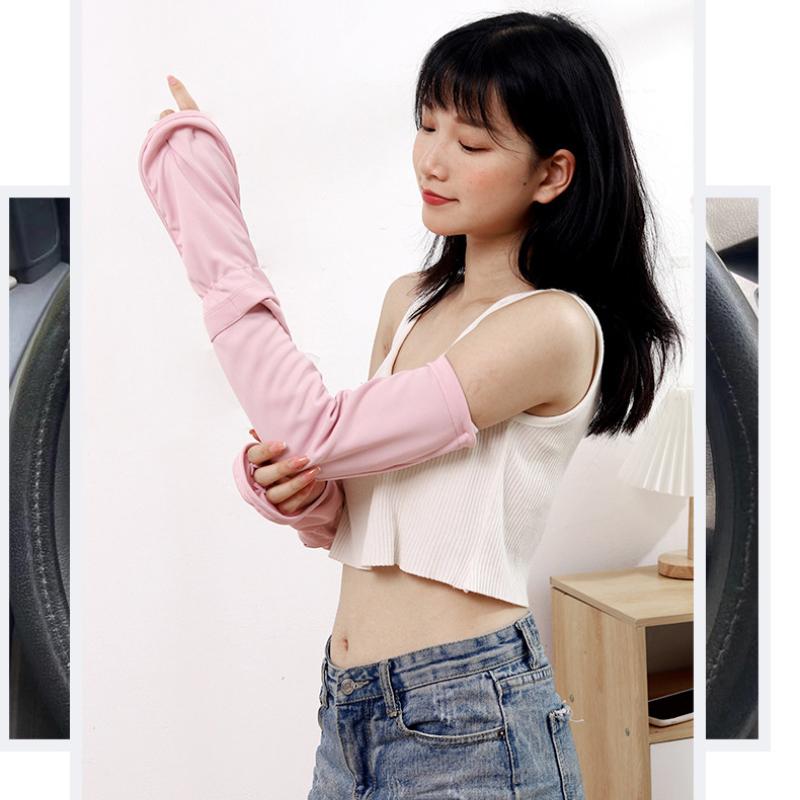 Velké rukavice s ledovým rukávem Dámské Letní ochrana před sluncem Rukávy paží Volné Prodyšná ochrana paží UV Venkovní