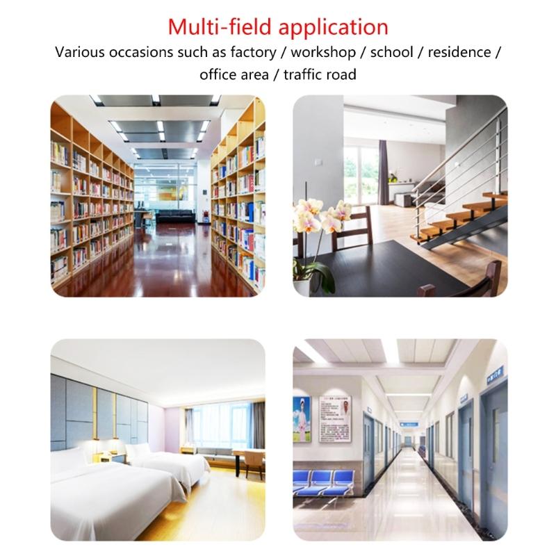 LCD-Display Meter Sound Level Reader 30-130dB Hand-held Sound Noise Meter Alarm Digital Noise Meter Decibel Monitor-Test