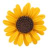 Cute Sunflower Brooch Elegant Alloy Women Lapel Pin Clothing Collocation Accessories for Backpack Suit