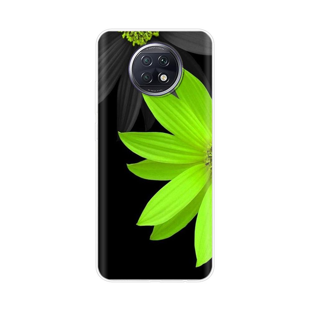 Fashion TPU Phone Case For Xiaomi Redmi Note 9T Soft Silicone Painting Case for Redmi Note 9T 5G Case Note9T 9 T coque flower