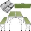 Tourist Set Table 2 Benches Suitcase Foldable