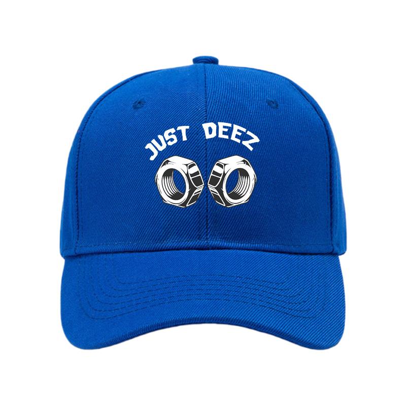 JUST DEEZ European and American hard top baseball cap women's spring and autumn outdoor sun hat solid color cap men