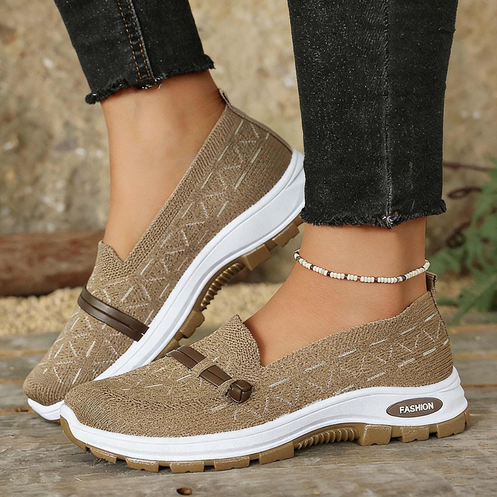 Mesh Soft Sole Flat Heel Breathable Casual Versatile Low Top Flat Bottom Women s Shoes 41