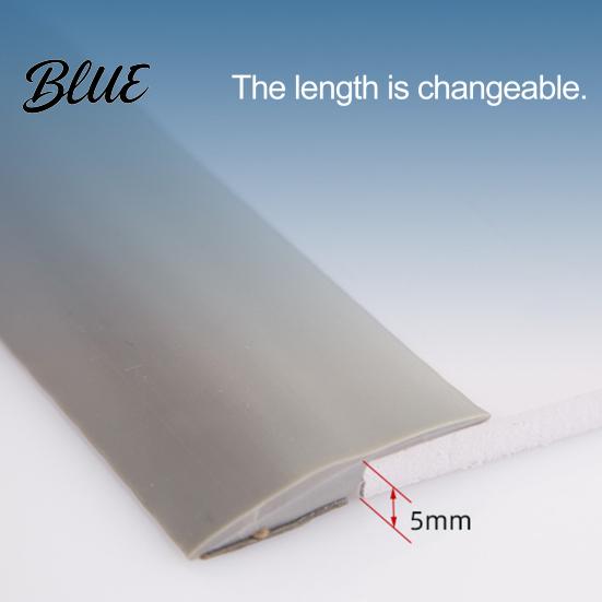 Floor Edge Reducer Sealing Universal Waterproof PVC Strip Self-Adhesive 10/15mm Transition Cuttable Wear-resistant Carpet to