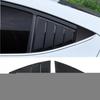 Glossy Black Side Vent Window Scoop Louver Cover For Hyundai Elantra 2017-