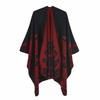 Women's Fashion Jacquard Imitation Cashmere Shawl - Thickened, Warm, Large Cape Scarf