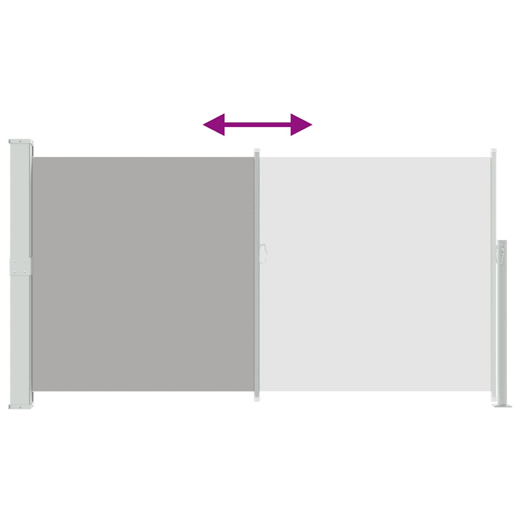 Tendalino Laterale Estraibile 160 x 300 cm Grigio