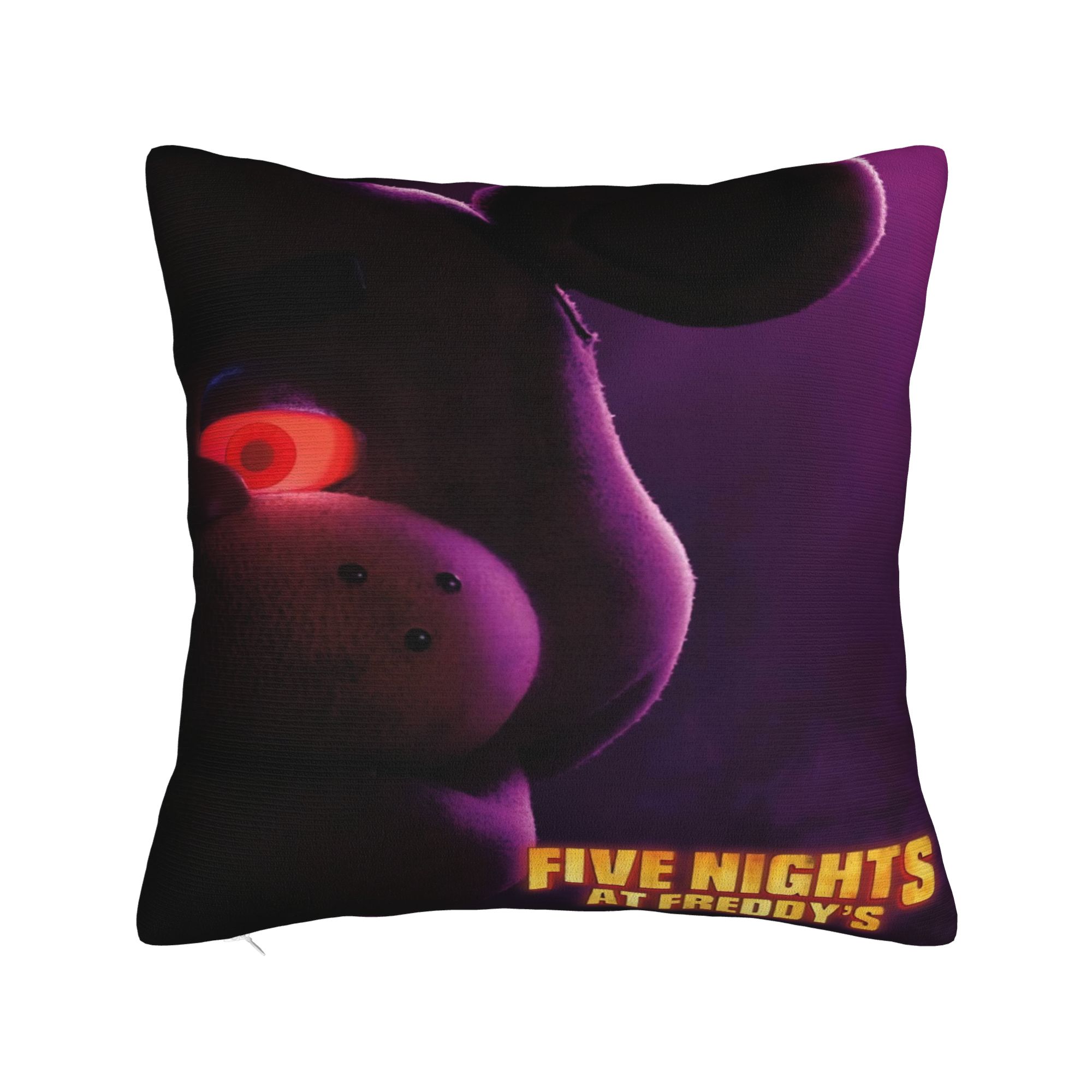 

Decorative Pillowcase FNAF At Freddys Accessories Home Pillow Case Cover Zippered Multi-Size 12x12Inch