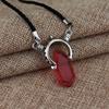 Easter Gift Anime Demon Hunter for Soul Stone Necklace Red Crystal Dante Pendant Man Woman Cosplay Valentine's Day Gift
