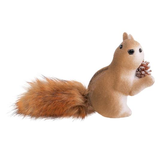 Artificial Squirrel Christmas Hanging Ornament Holiday Pendant Home Wall Decor Christmas Tree Decoration