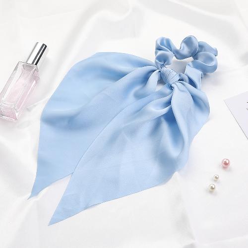 Spring and summer new chiffon star ponytail streamer large intestine ring hair accessories female tie hair ring spot