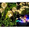 Solar Mushroom Jellyfish Lights - Outdoor Waterproof Garden Lawn Decorations