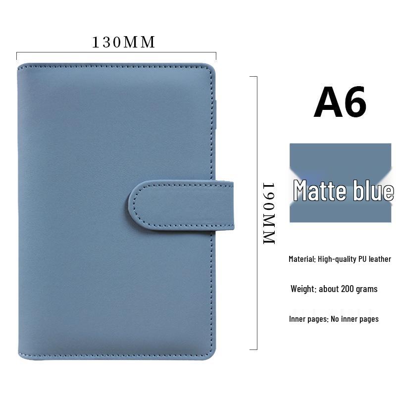 Macaron Minimalist Loose-Leaf Notebooks: A5, A6 Travel, and A7 Pocket Korean Creative Stationery Budget Books
