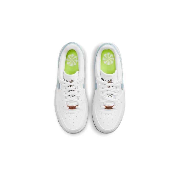 Nike Air Force 1 LV8 GS Indigo Kinder Sneaker Weiß Schwarz Obsidian DA3093-100