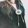 Bolo Tie Necklace for Teenage Girls Cool Chokers Daisy Jewelry Neck Chain