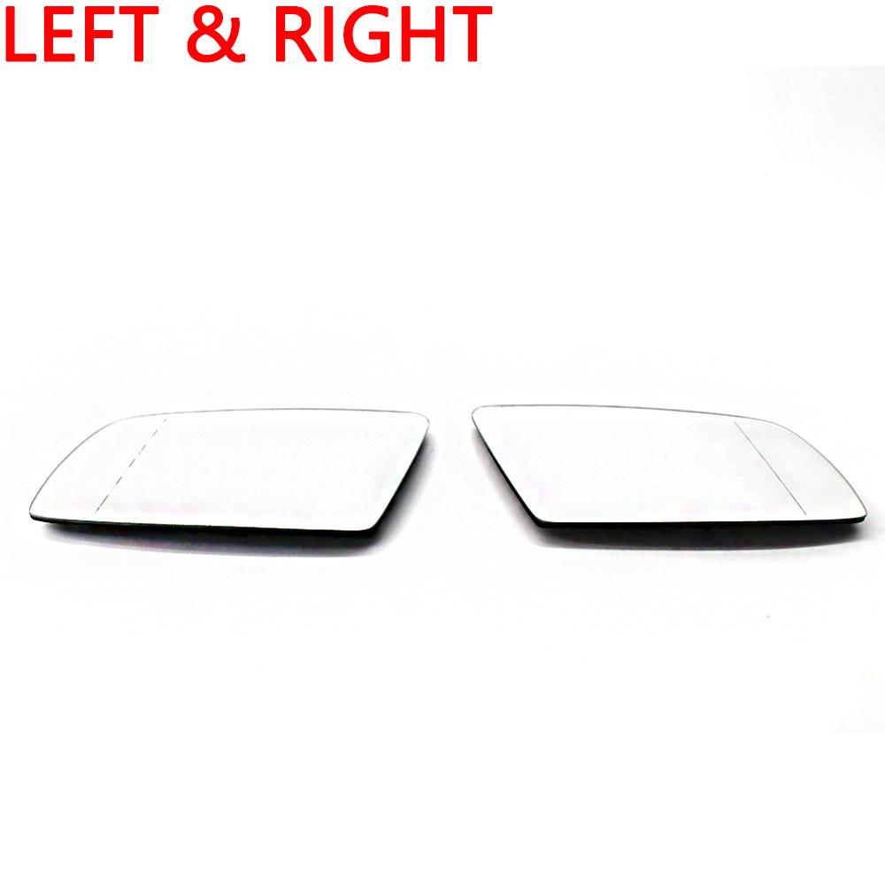 2PCS Side Rearview Heated Mirror Glass for BMW 5 Series E60 520d 520i 523li 525li 530li 2004 - 2007 51167065081 51167065082