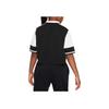 Nike Polo Colorblock Manga Corta Deportivo Casual Camiseta Tops Mujer Negro Blanco FV0188-010