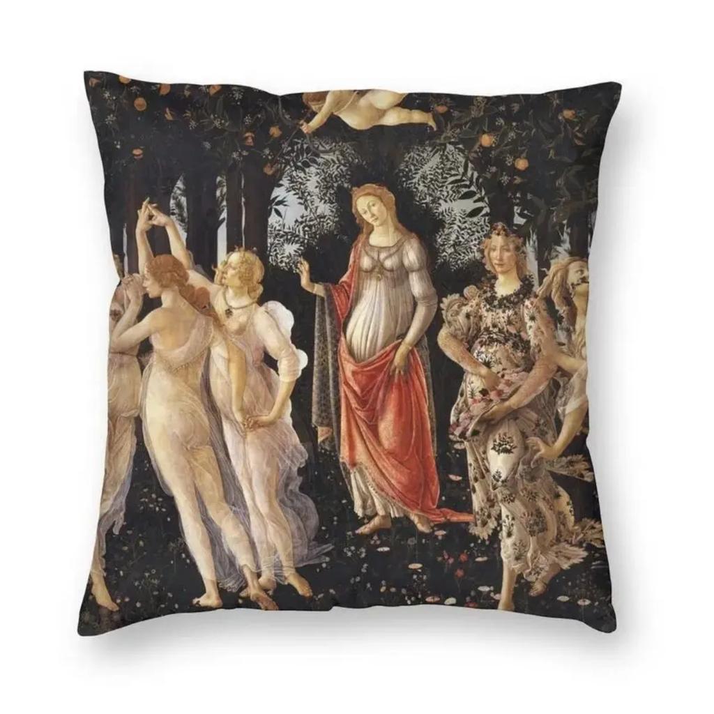 Sandro Botticelli Die drei Grazien Sofakissenbezug Künstler Maler Kissenbezug Heimdekor Kissenbezug