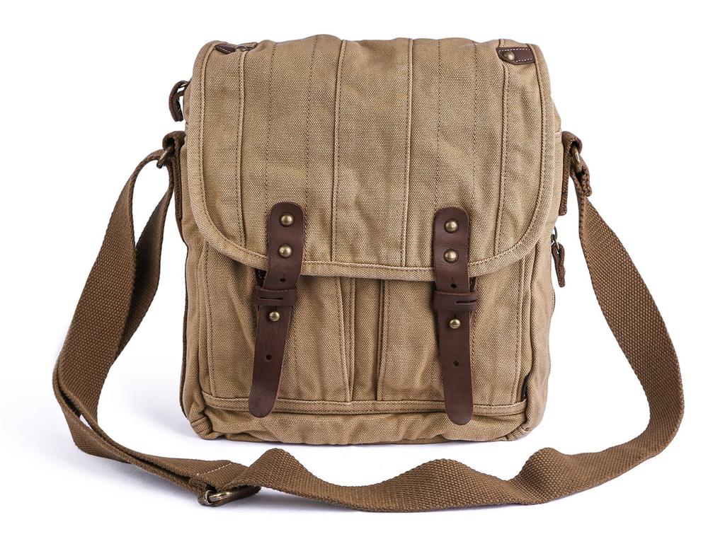 Gootium 30829KA Sac Cartable En En Lin Kaki - - Boulière -