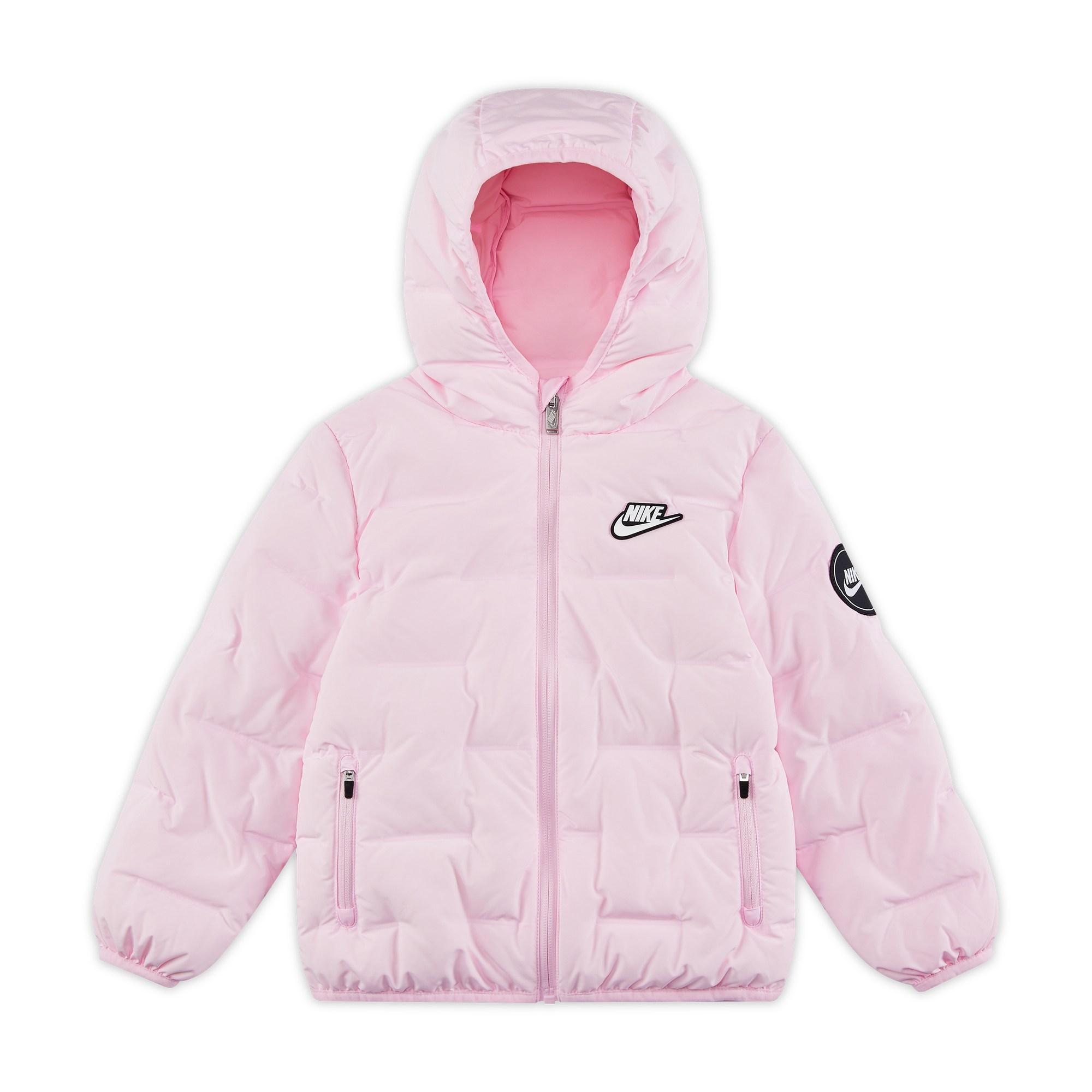 

Nike Down Jacket With Hood And Zipper Kids Jackets Foam-Pink HQ7960-663 S