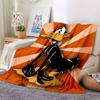 1pc Daffy Duck Blanket Lightweight Flannel Throw For Sofa, Bed, Travel, Camping, Livingroom, Office, Couch, Chair, And Bed