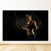 Bodybuilding Muscle Art Painting Retro Poster da parete Decorazioni per la casa Diverse forme di cartoni animati Fitness