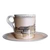 Creative Ceramic Coffee Cup Golden Porcelain Tea Cup Coffee Cups Set  High Quality  Tea Cup Set