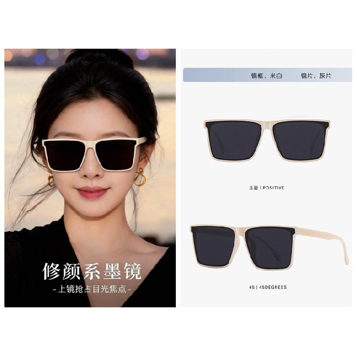 Lunettes de soleil polarisées style européen et américain pour hommes et femmes, nouvelles lunettes de conduite protection UV, lunettes de soleil carrées pour grand visage de pêche