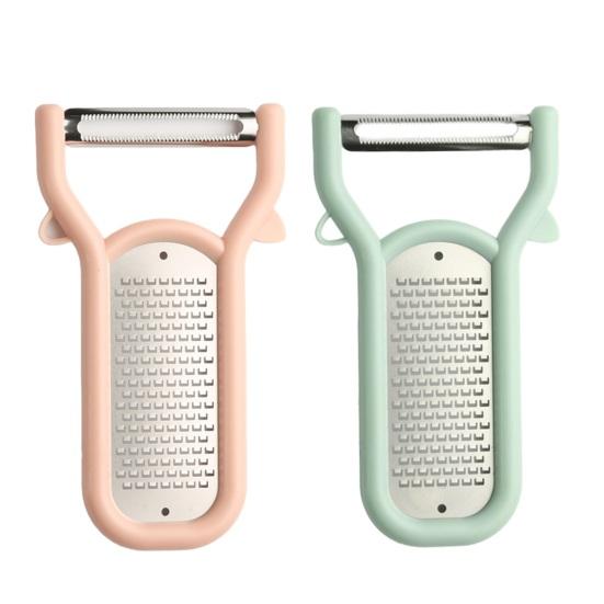Vegetable Peeler & Grater Stainless Steel Sharp Blade Vegetable Peeler Multi-Function Kitchen Tool for Potatoes Apples