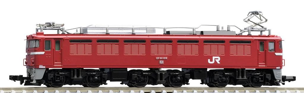 TOMYTEC TOMIX N Gauge JR EF81 Type JR East Specification with Coupler 7173 Railway Model Electric Locomotive Double-headed
