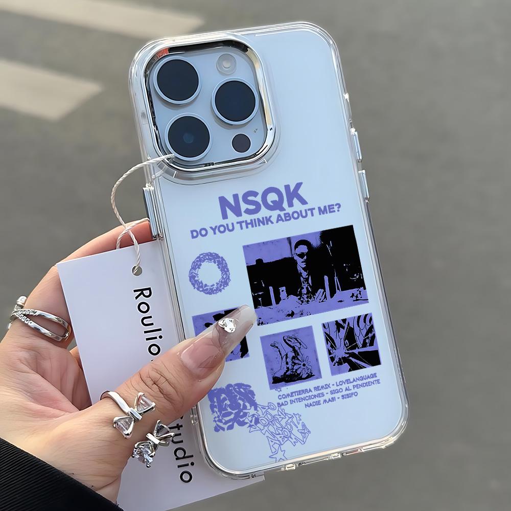

ATP Album Nsqk Phone Case For iPhone 17 16e 16 15 14 13 12 11 mini Pro Max X XR XSMAX 8 7 Air Plus Transparent Soft Cover iPhone XSMax