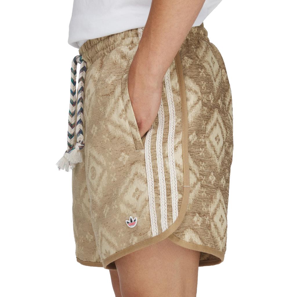 adidas AOP X CLOT Shorts By EDC Warm Sandstone Unisex Bottoms Tan KE7068