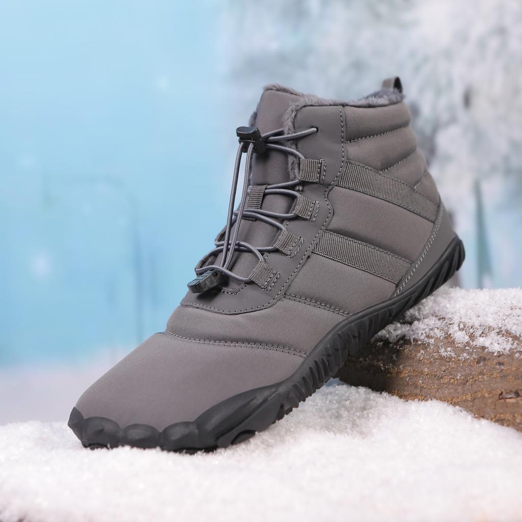 Neue Zehensohle Herren- und Damen-bequeme warme Baumwollstiefel gefüttert und verdickt Schneestiefel Paar lässige Baumwollschuhe