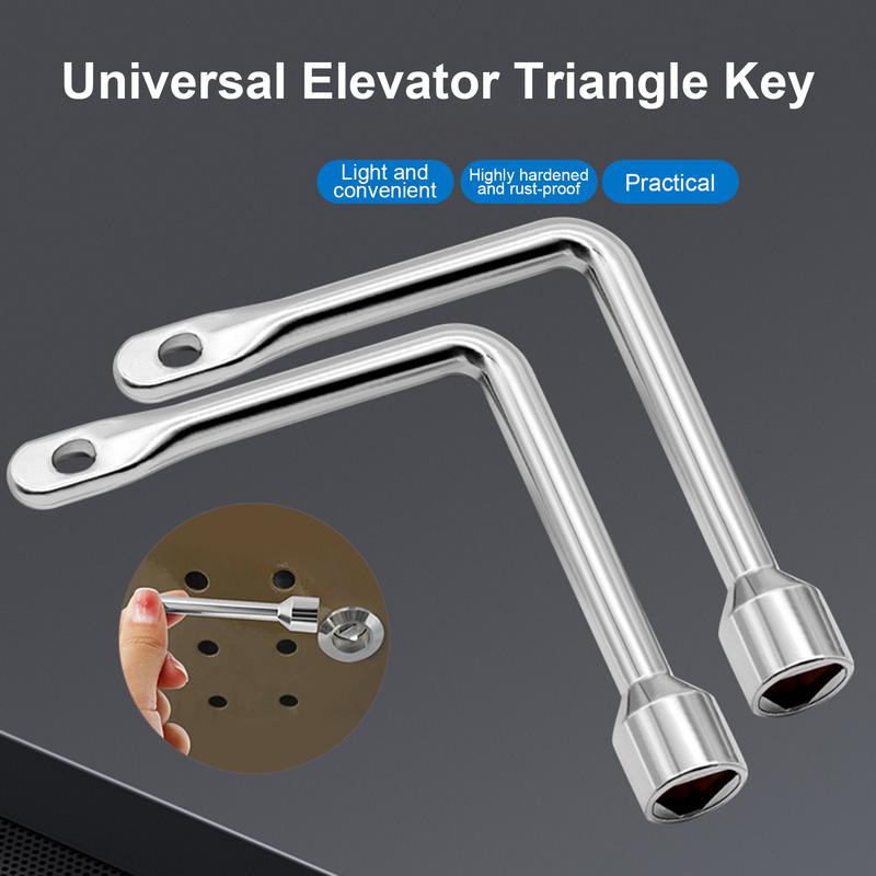 Multi-purpose Electric Control Cabinet Inner Triangle Key Wrench Elevator Water Meter Valve Triangular Key Socket For Repairing