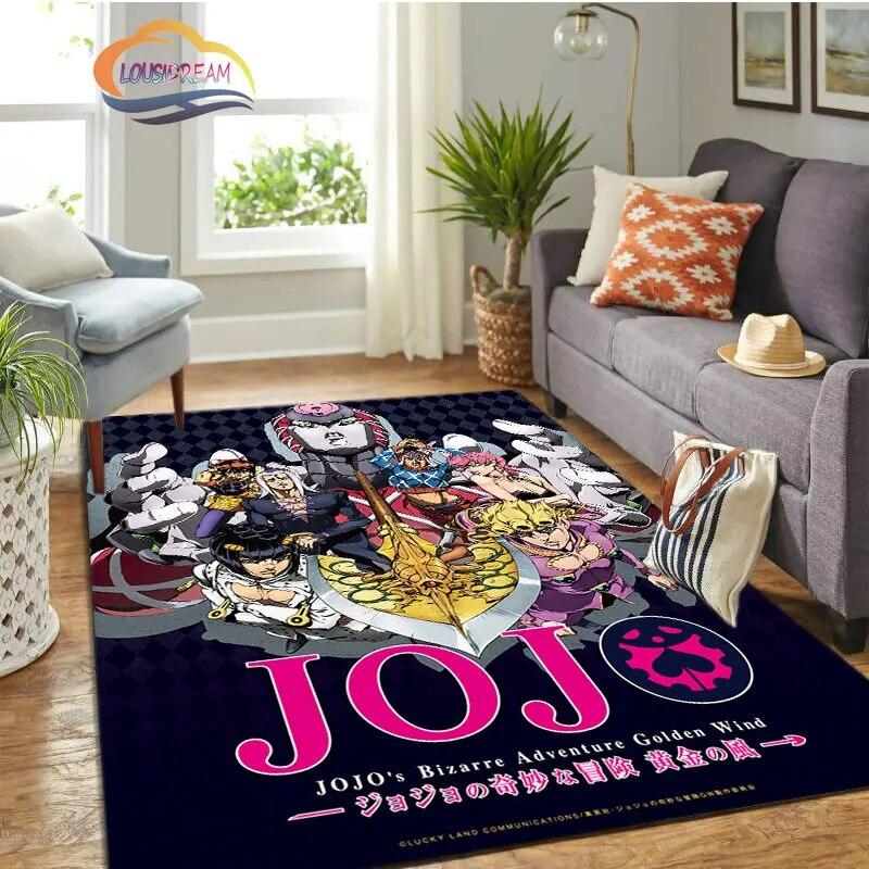JoJo's Bizarre Adventure Stone Ocean Series Anime Carpet and Rug Living Room Large Area Decoration Sofa Mat Bedroom Doormat.